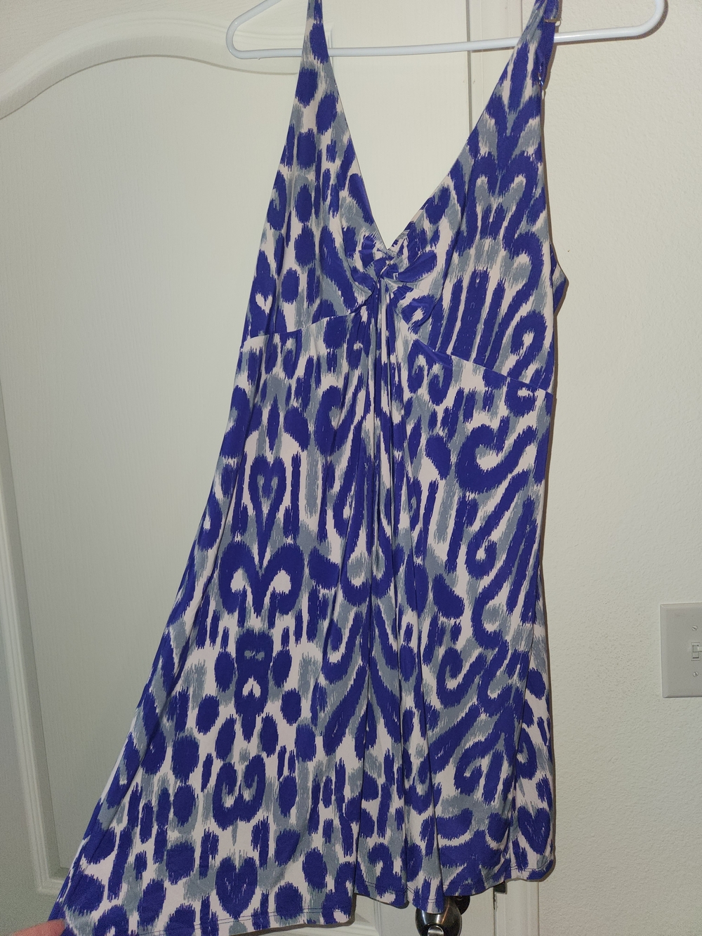 Mixit Purple and White Print Nighty